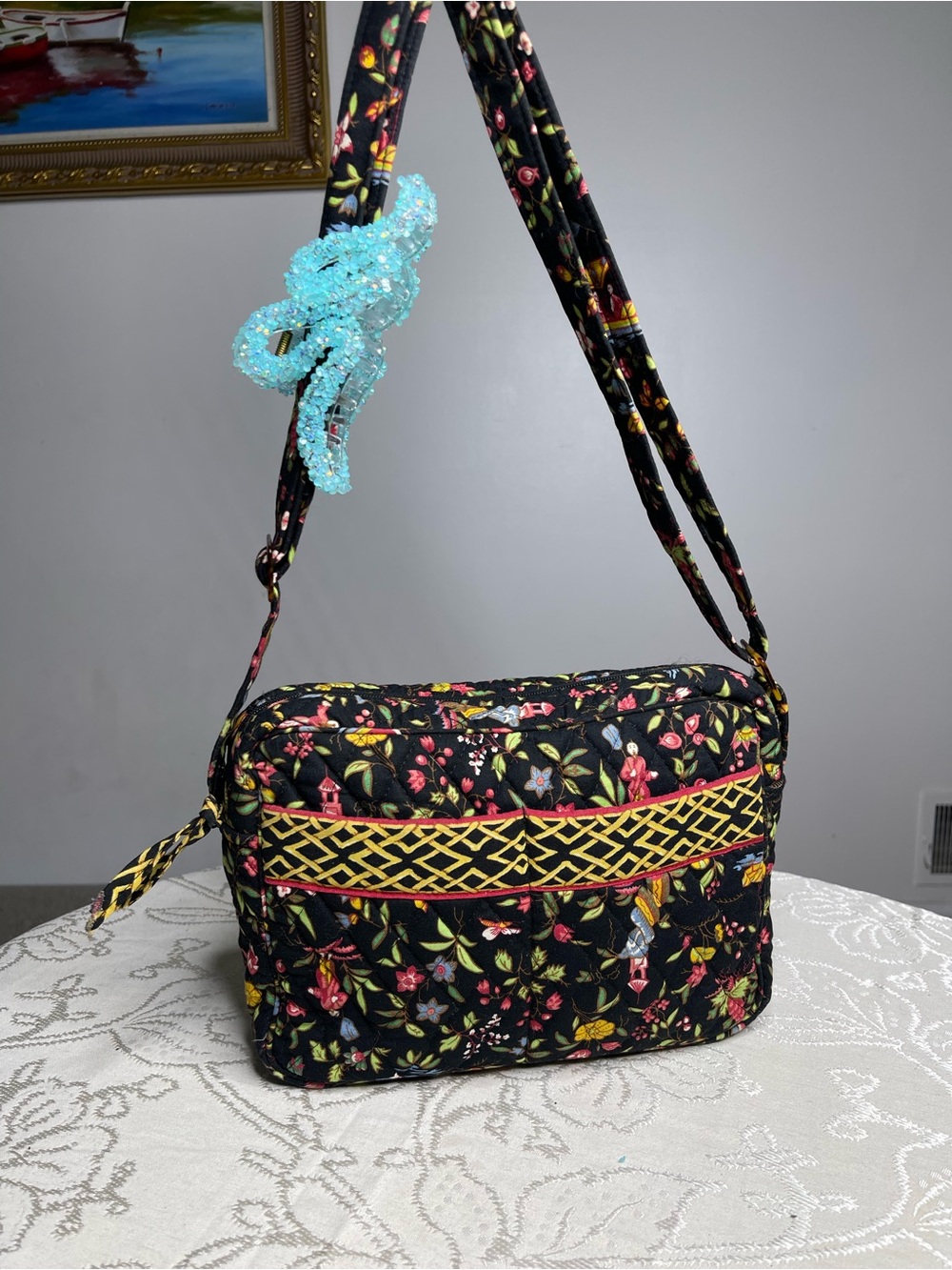 RARE VINTAGE Y2K VERA BRADLEY "MING" CROSSBODY BAG